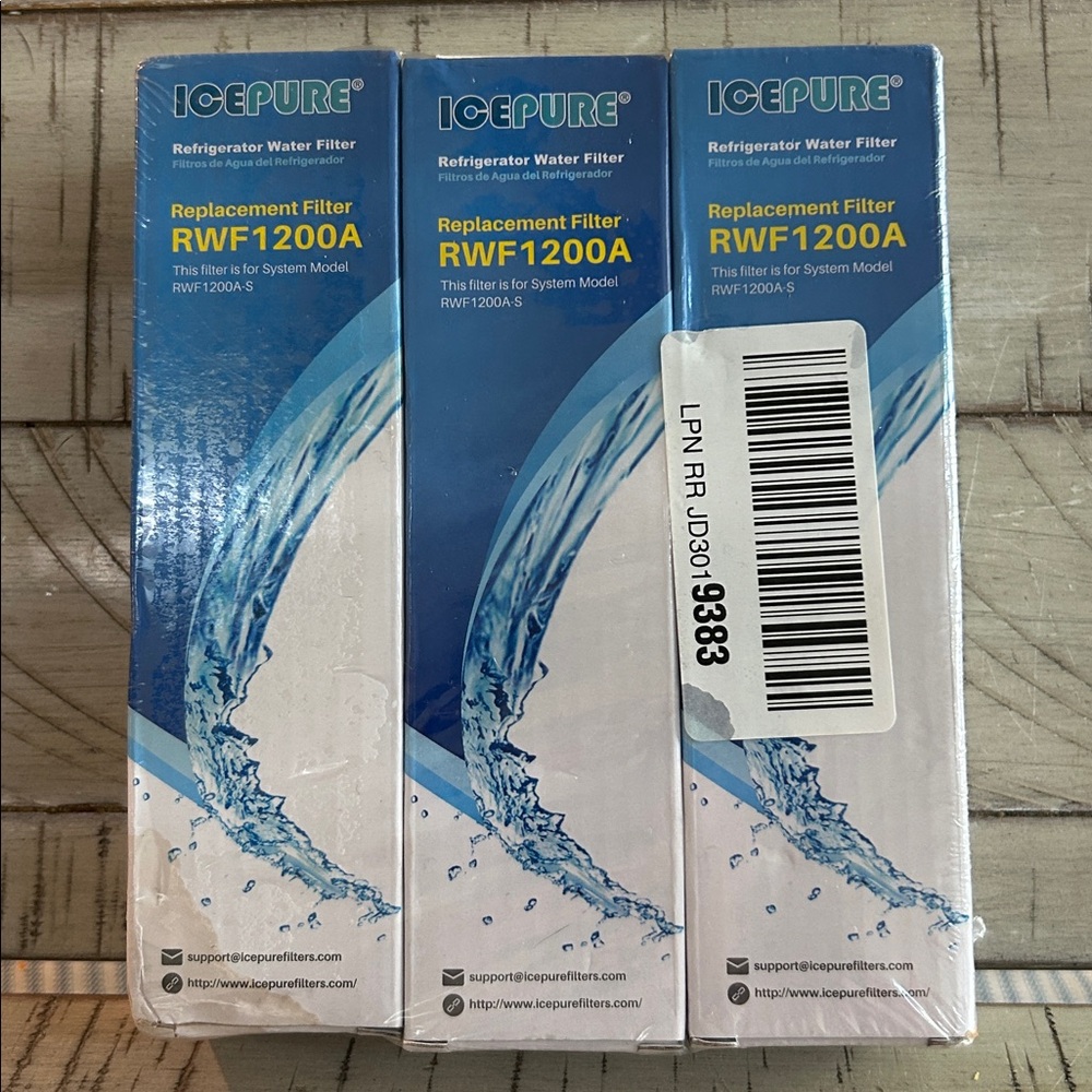 ICEPURE RWF0900A Fit WRX735SDHZ Filter4 WRF555SDFZ09 9006 Water Filter 3 Pack